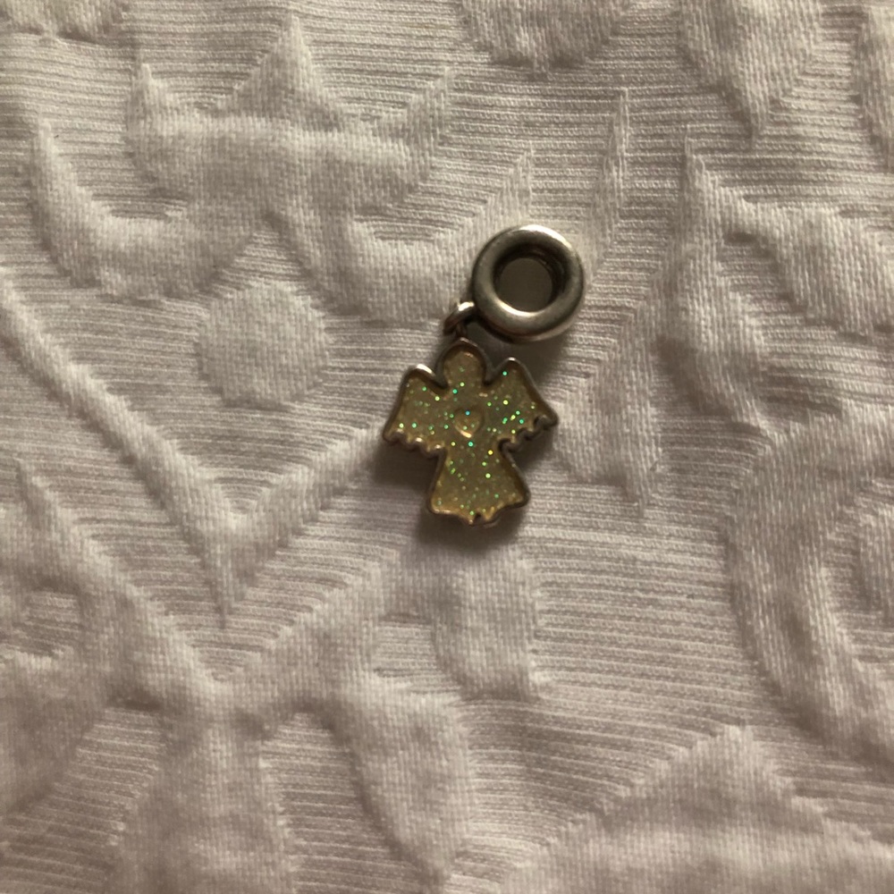 Dangling angel pandora charm